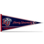 Rico Industries Ncaa Liberty Flames Classic 12'' X 30'' Felt Wall D  Cor Pennant - Great For Home/Bed Room/Man Cave D  Cor