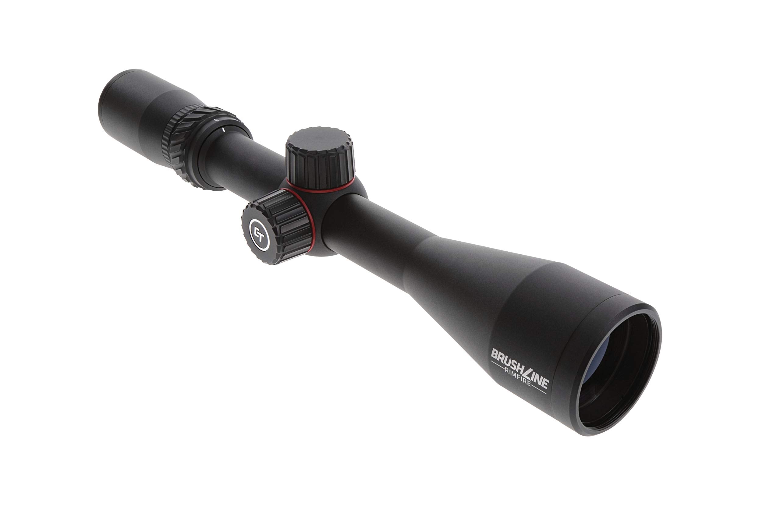 Crimson Trace Brushline 3-9x40mm Riflescope with SFP, BDC Rimfire Reticle, Lightweight Solid Construction, Scope Caps and Lens C