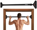 Squatz Doorway Pull Up Bar, Adjustable 29.5-37 Door Frame Pull Up Bar with Level Meter, Locking Mechanism & Foam Grips, No Drill
