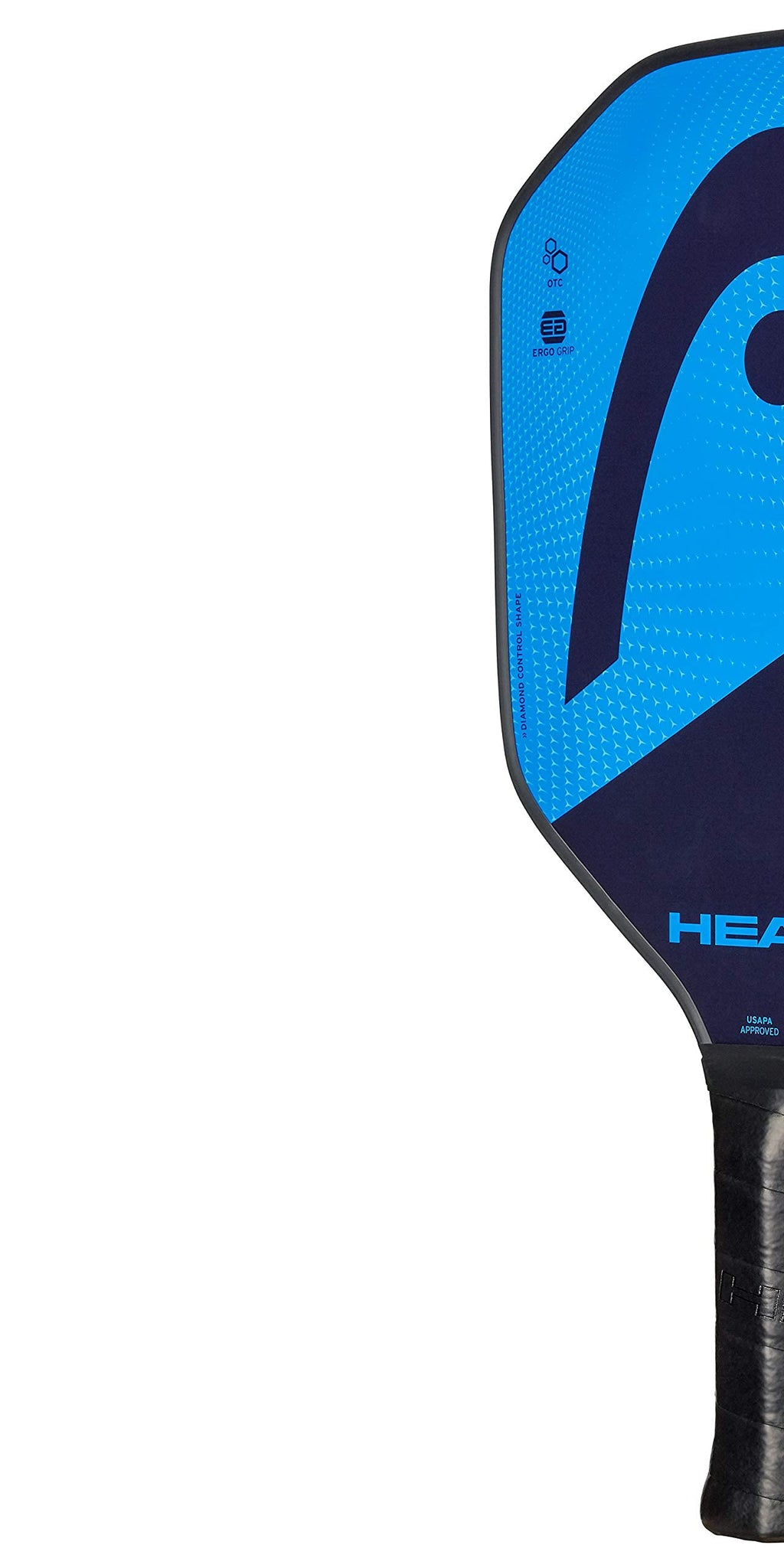 Head Fiberglass Pickleball Paddle - Extreme Elite Paddle With Honeycomb Polymer Core & Comfort Grip, Blue/Black, One Size