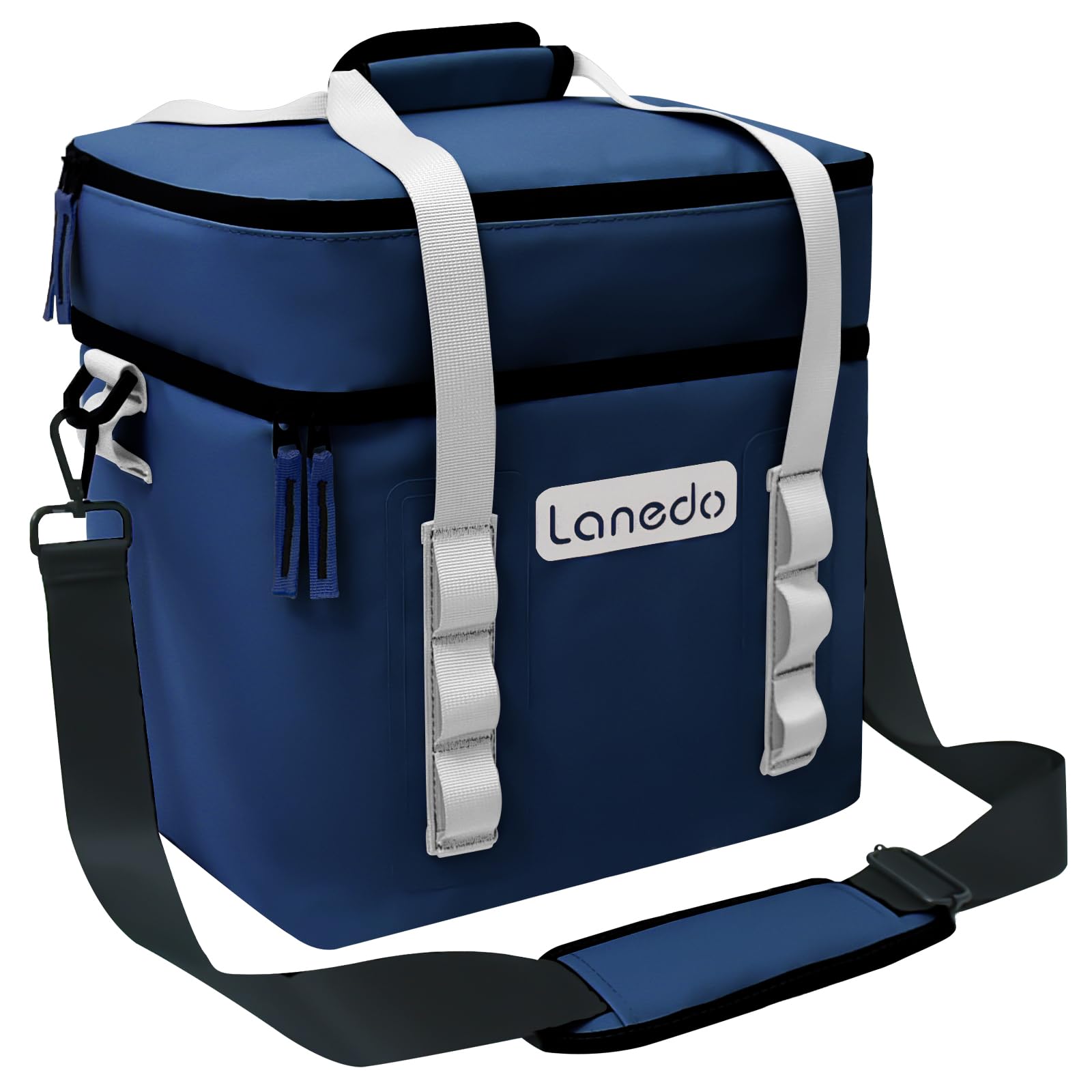 Lanedo Neptune Lunch Soft Cooler 20 Can, Insulated Bag Portable Ice Chest Box For Lunch, Beach, Drink, Beverage, Travel, Camping