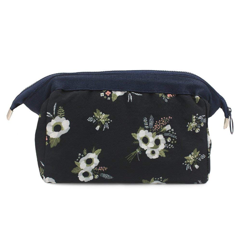 House Of Quirk Polyester 8 Cms Toiletry Kit Women Jewelry Organizer Electronics Accessories Hard Drive Carry Case Portable Cube 
