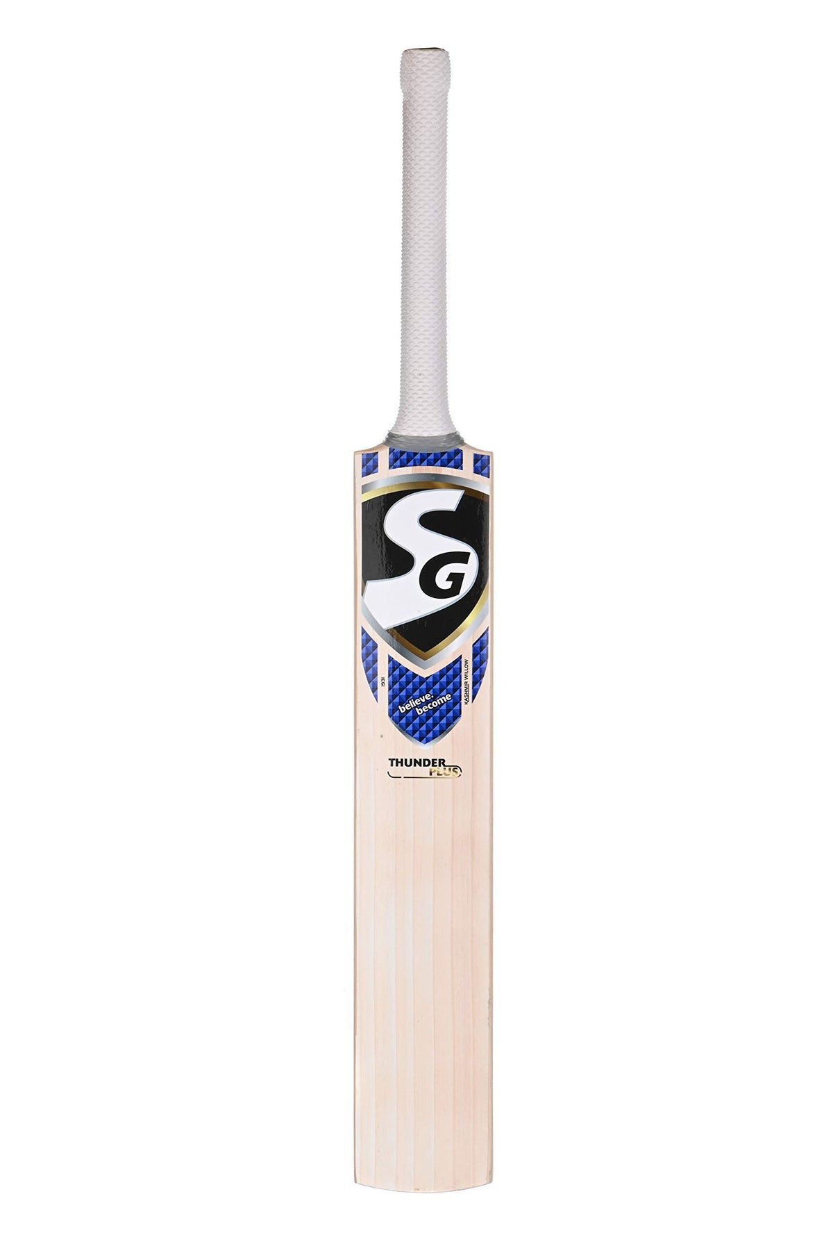 SG Thunder Plus KashmirWillow Kashmir Willow Cricket Bat, Size 5