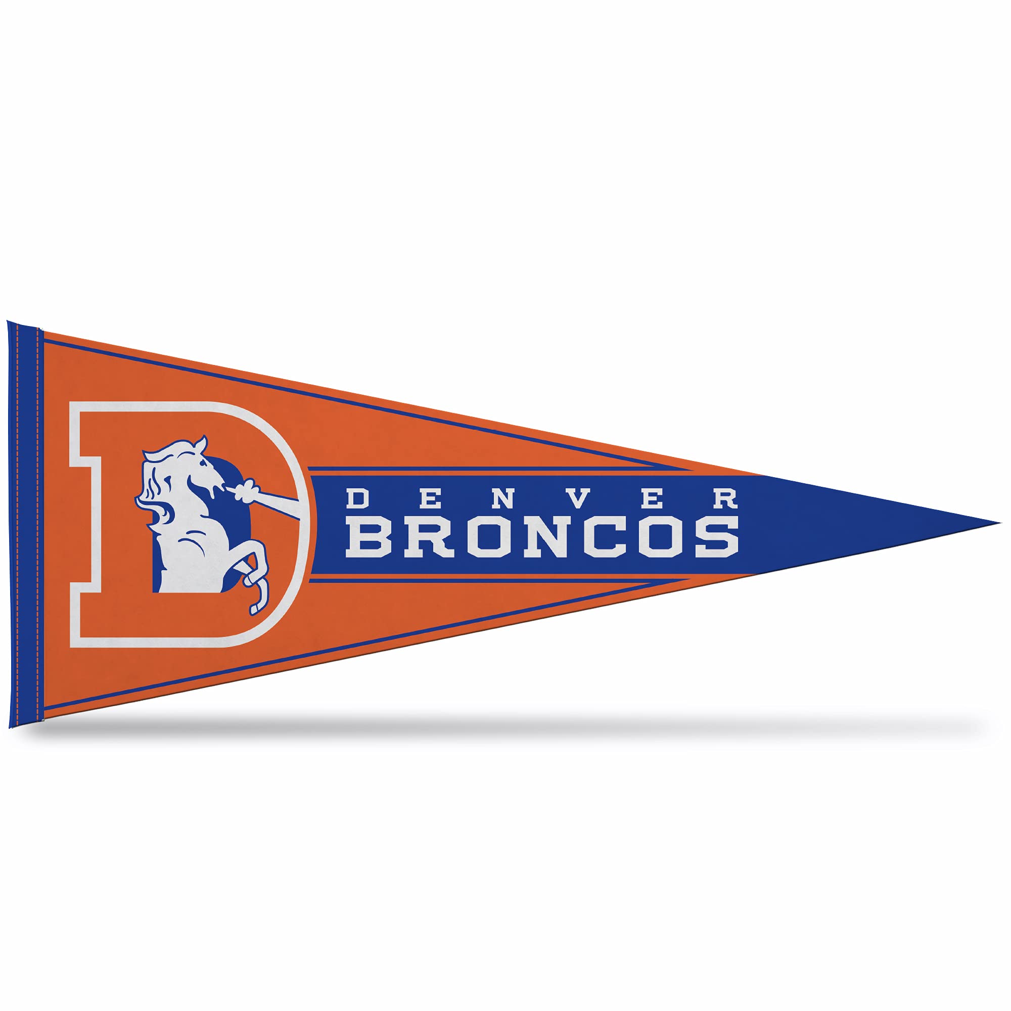 Rico Industries Nfl Football Denver Broncos Retro 12'' X 30'' Felt Wall D  Cor Pennant - Great For Home/Bed Room/Man Cave D  Cor