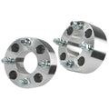 WFLNHB 2pcs Golf Cart Wheel Spacers 2 inch 4x101.6mm Hub Bore: 62mm Thread Size: 1/2x20 Silver Replacement for Golf Carts
