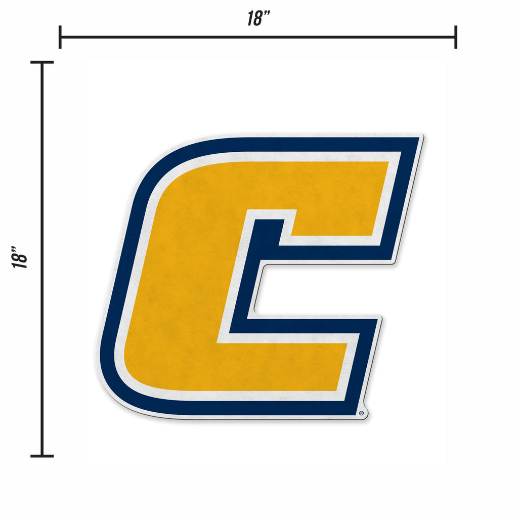 Rico Industries Ncaa Tennessee-Chattanooga Mocs Primary Shape Cut Pennant - Home And Living Room D  Cor - Soft Felt Ez To Hang