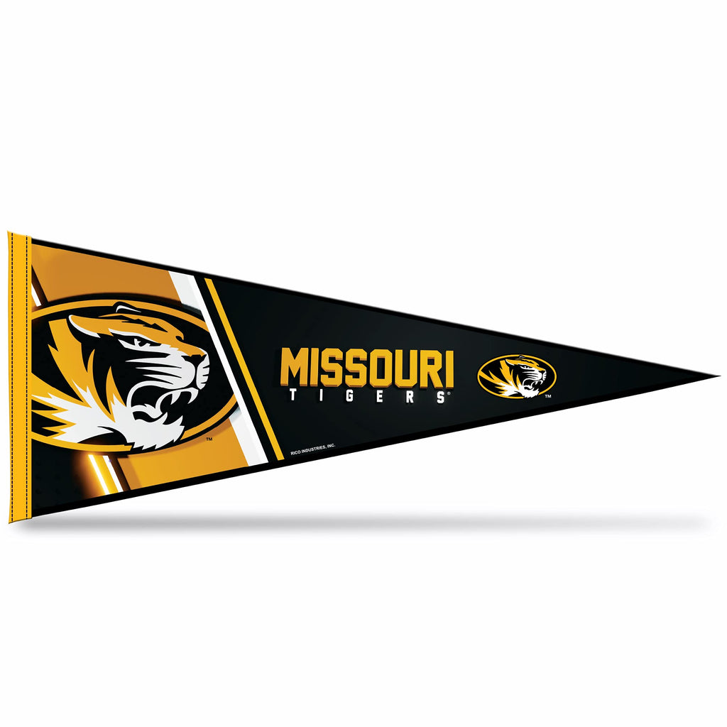Rico Industries Ncaa Missouri Tigers Primary 12'' X 30'' Felt Wall D  Cor Pennant - Great For Home/Bed Room/Man Cave D  Cor