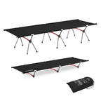 Naturehike Armywild Folding Camping Cot, Height Adjustable Ultralight Backpacking Cot, Portable Camping Bed For Camping Hiking T