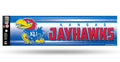 Rico NCAA Kansas Bumper Sticker, 9 x 4, Logo Color