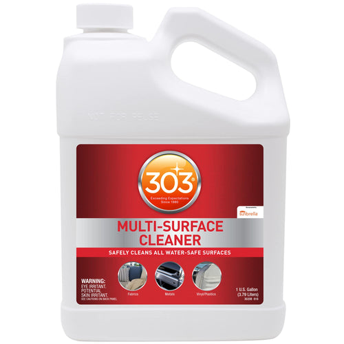 303 Products Multi-Surface Cleaner - Safely Cleans All Water Safe Surfaces, Including All Types Of Fabric And Vinyl, Rinses Resi