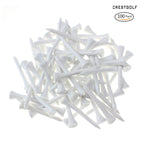 Crestgolf Wood Golf Tees 2-1/8 Inch Pack Of 100 (White)