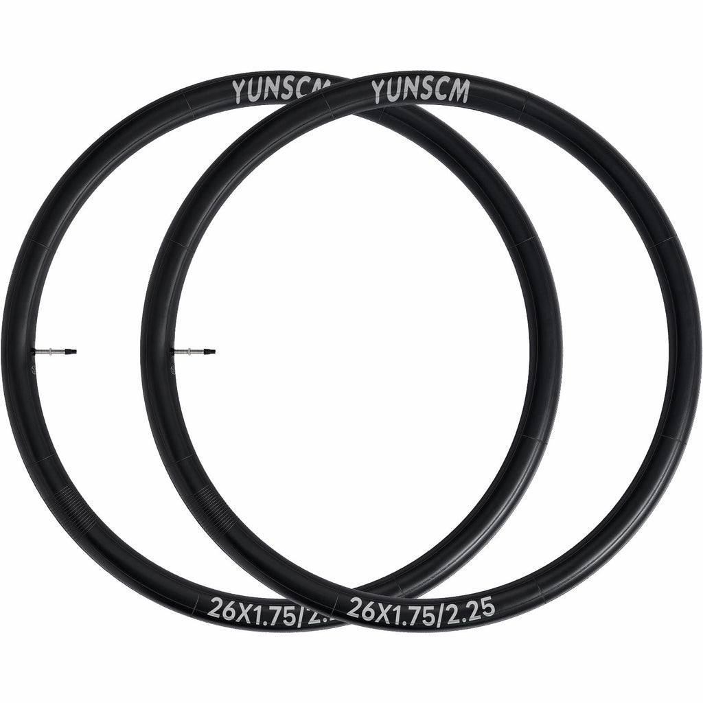 2-Pack 26'' Bike Tubes 26X1.75/2.125'' Fv48 Presta Valve 26'' Bicycle Tubes Replacement For 26 X 1.75 26 X 1.90 26 X 1.95 26 X 2