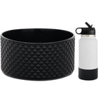 Wk Ieason Diomond Protective Silicone Sleeve Boot For 20-40Oz Stanley Tumbler And Compatible With 12Oz 21Oz 24Oz Hydro Flask Wat