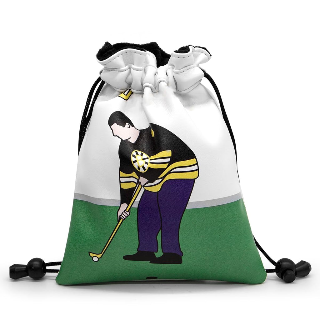 Montela Golf Valuables Pouch,Golf Pouch Bag With Drawstrings Golf Tee Bag Pouch Leather Golf Tee Pouch Golf Ball Bag For Men Wom