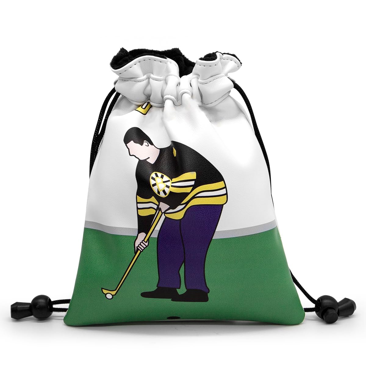 Montela Golf Valuables Pouch,Golf Pouch Bag With Drawstrings Golf Tee Bag Pouch Leather Golf Tee Pouch Golf Ball Bag For Men Wom