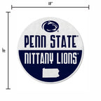 Rico Industries Ncaa Penn State Nittany Lions - Psu Classic Shape Cut Pennant - Home And Living Room D  Cor - Soft Felt Ez To Ha