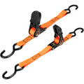 Welluck Boat Trailer Transom Tie Down Straps 2400 Lbs, 1 Inch X 4 Ft Heavy Duty Retractable Ratchet Straps Tie Downs To Trailer 