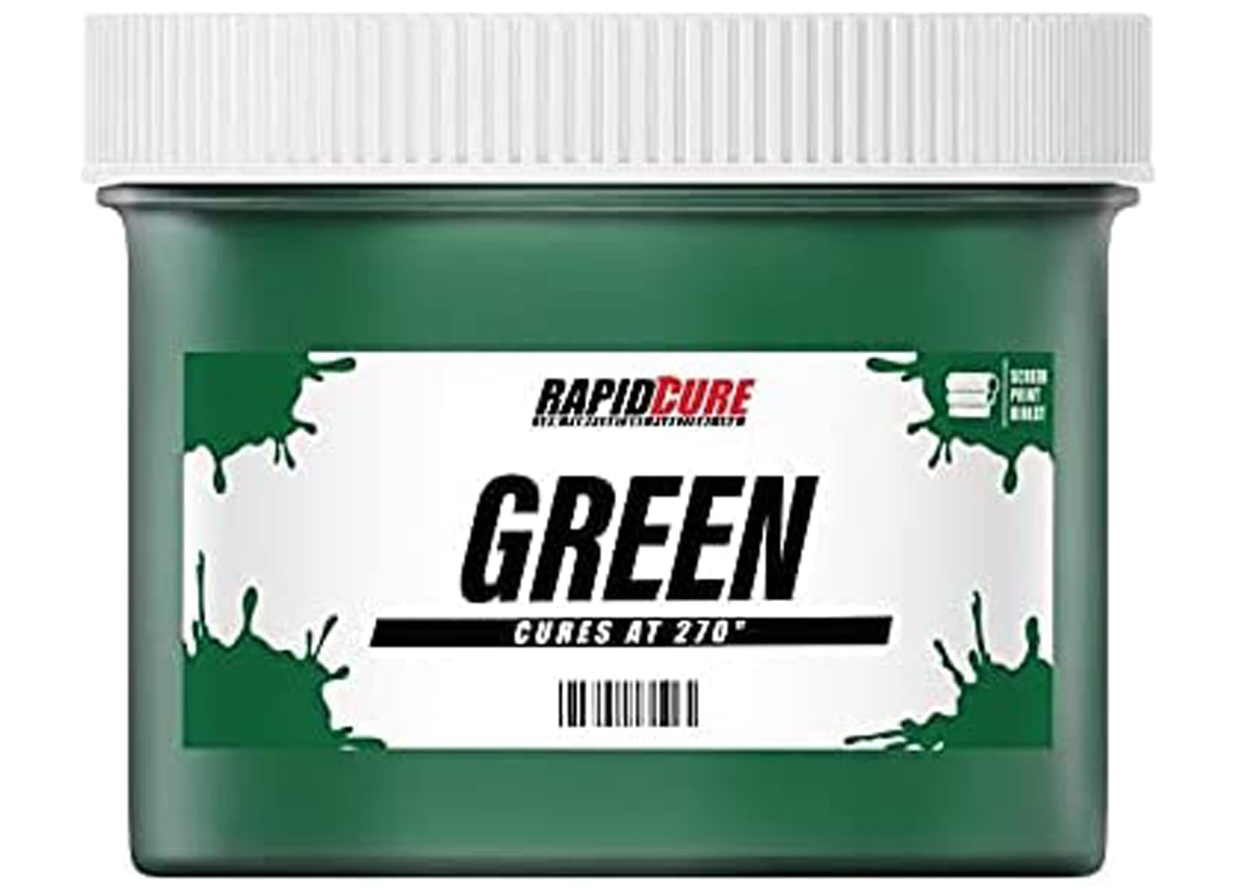 Rapid Curea Screen Printing Ink Green (Gallon - 128Oz) - Plastisol Ink For Screen Printing Fabric - Low Temperature Curing Plast