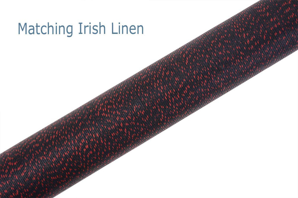 Ab Earth 58 Inch Hand-Painted Series 2-Piece Billaird Pool Cue Stick With Irish Linen Wrap (Red, 19Oz)