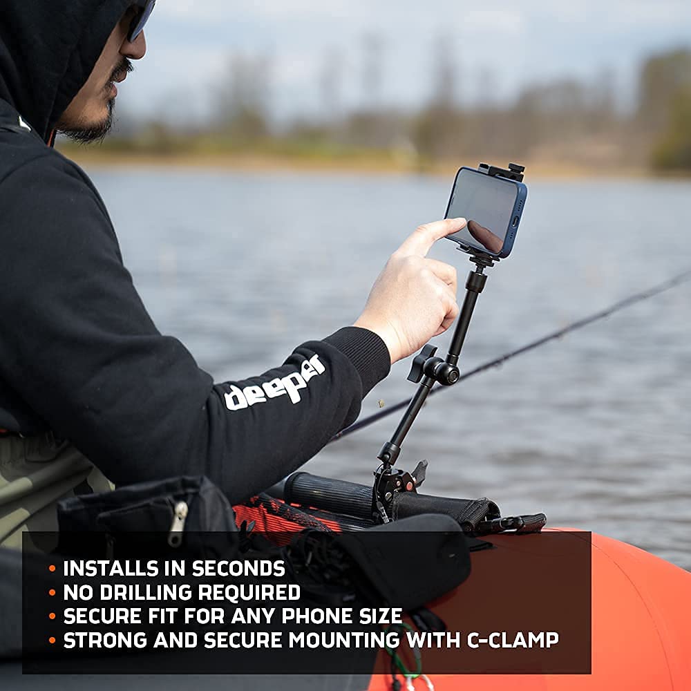 Deeper Smartphone Mount For Boat And Kayak