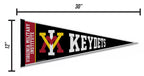 Rico Industries Ncaa Virginia Military Institute Keydets Exclusive 12'' X 30'' Felt Wall D  Cor Pennant - Great For Home/Bed Roo