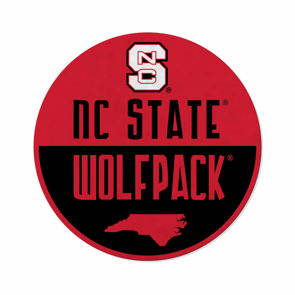 Rico Industries Ncaa N.Carolina State Wolfpack Classic Shape Cut Pennant - Home And Living Room D  Cor - Soft Felt Ez To Hang