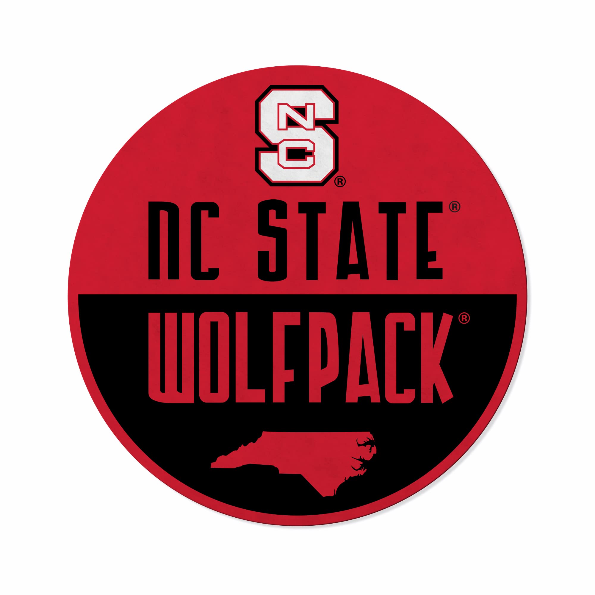 Rico Industries Ncaa N.Carolina State Wolfpack Classic Shape Cut Pennant - Home And Living Room D  Cor - Soft Felt Ez To Hang