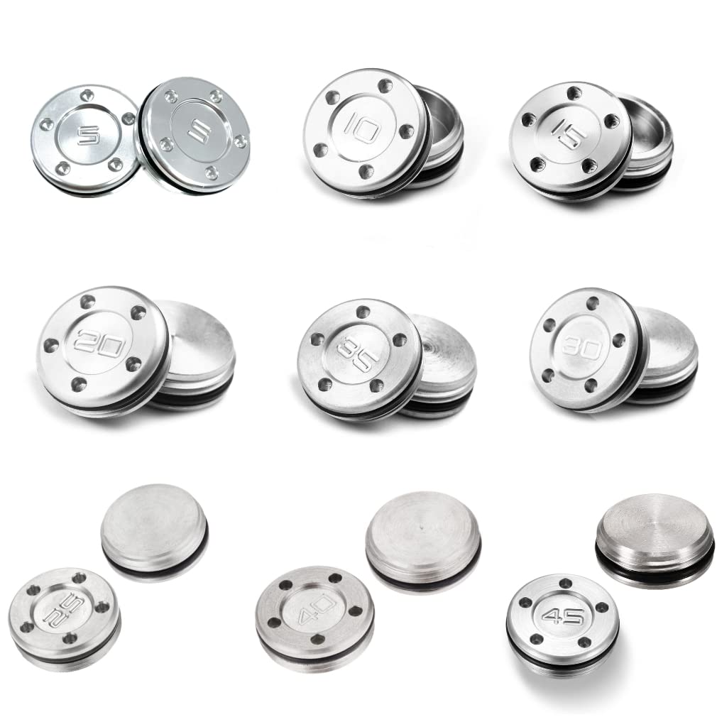 Roymade Golf Weights For Newport Putter 5G/10G/15G/20G/25G/30G/35G/40G/45G 1 Pair (2Pcs) Sliver Golf Club Head Weights For Newpo