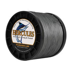 Hercules Braided Fishing Line 1500M 1640Yds 10Lbs-200Lbs Pe Superline 8 Strands (Grey 180Lb/81Kg 0.70Mm)