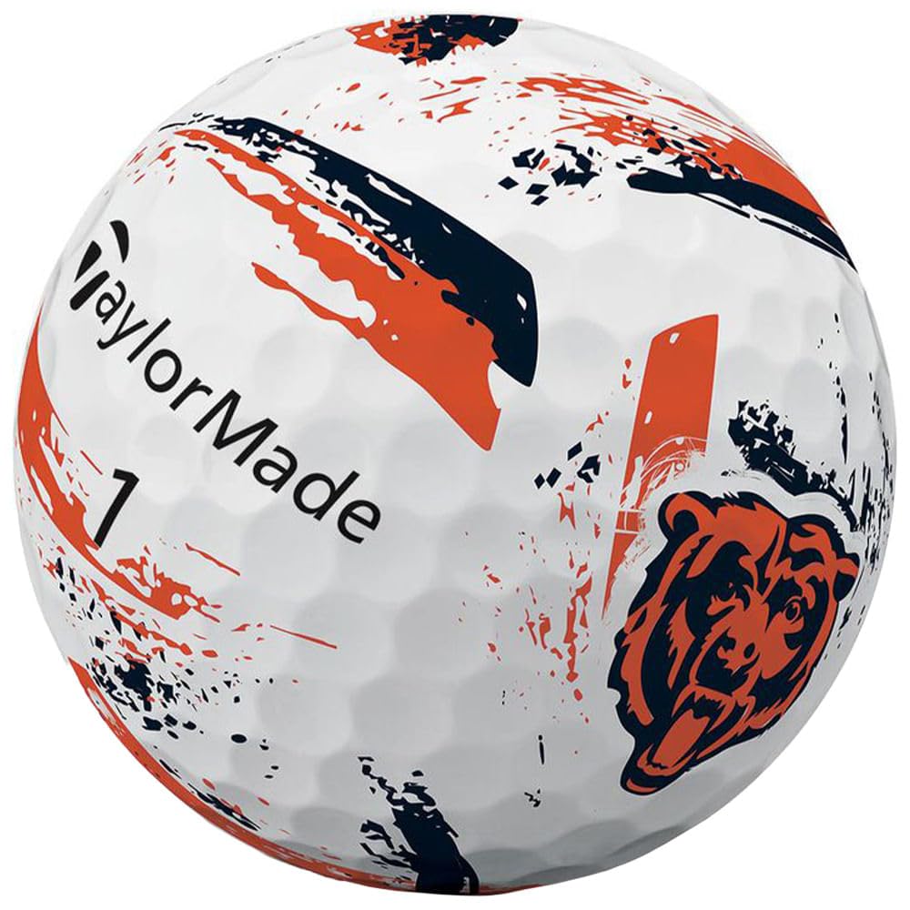 TaylorMade Golf Speed Soft Ink NFL Chicago Bears Dozen