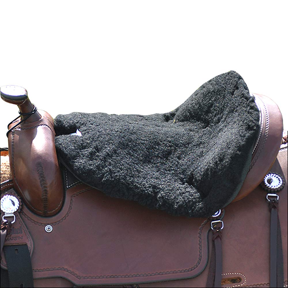 Cashel Western Saddle Large Fleece Tush Cushion, Black