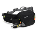 Lightweight Sports Fanny Pack with Bottle Holder,Waist Pack for Hiking,Running,Cycling & Outdoor Adventures (Black)