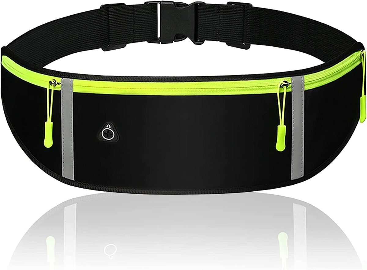 Trm Water Resistant Running Waist Bag Pack, Large Capacity, Adjustable Strap, Headphone Hole (Multicolor) (1)