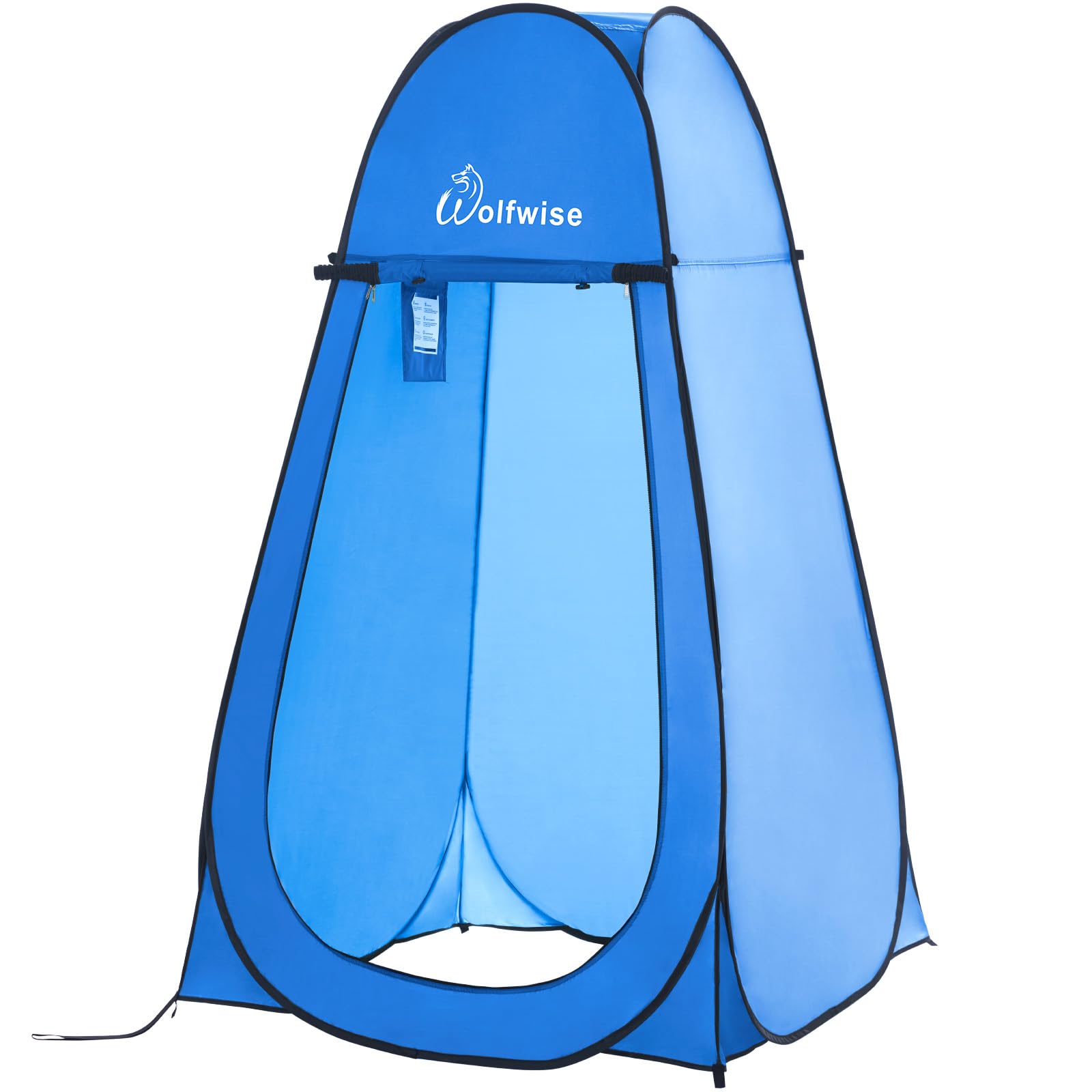 WolfWise Portable Pop Up Privacy Shower Tent, Spacious Changing Room, Dressing Room, Sun Sunshade Canopy Outdoor Rain Shelter, B