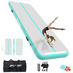 Aksport Air Mat Tumble Track 10Ft 13Ft 16Ft 20Ft Inflatable Gymnastics Mat Air Tumbling Mat With Air Pump For Home Use/Tumble/Gy