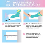 C SEVEN C7skates Cute Roller Skates for Girls and Adults (Sugarplum, Womens 6 / Youth 5 / Mens 5)