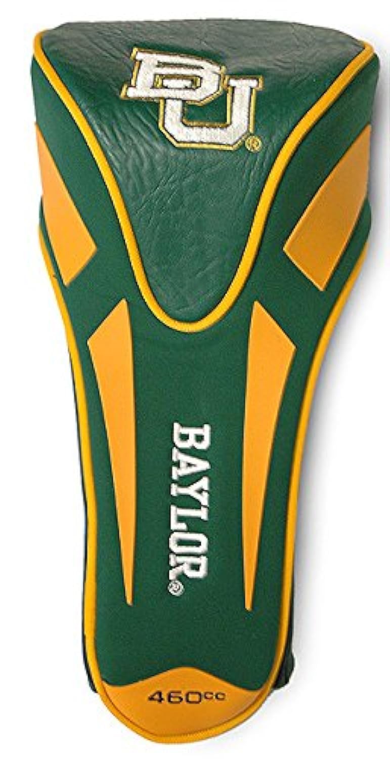 Team Golf NCAA Baylor Bears Single Apex Driver Head Cover Golf Club Single Apex Driver Headcover, Fits All Oversized Clubs, Trul