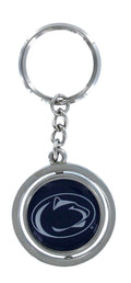 Aminco NCAA Penn State Nittany Lions Silver Spinning Logo Keychain