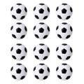 Gse Foosball Table Replacement Balls, 36Mm Tabletop Soccer Football Balls For Foosball Table Accessories (White-12 Pack)