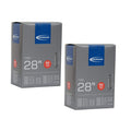 Schwalbe Sv17 Inner Tubes - 700 X 28-45C / 28 27'', Presta 40Mm Valve (2 Pack)