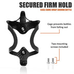 Ibera Bicycle Lightweight Aluminum Water Bottle Cage (Carbon/Pair)