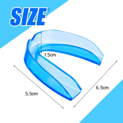 20 Pieces Sports Mouth Guards Mouth Protection Athletic Mouth Guard For Kids And Adults (Blue)