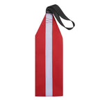 Safety Tow Flag With Webbing For Kayak Boat Bicycle Travel Tow Warning Truck Loads (Red With Reflective Band)