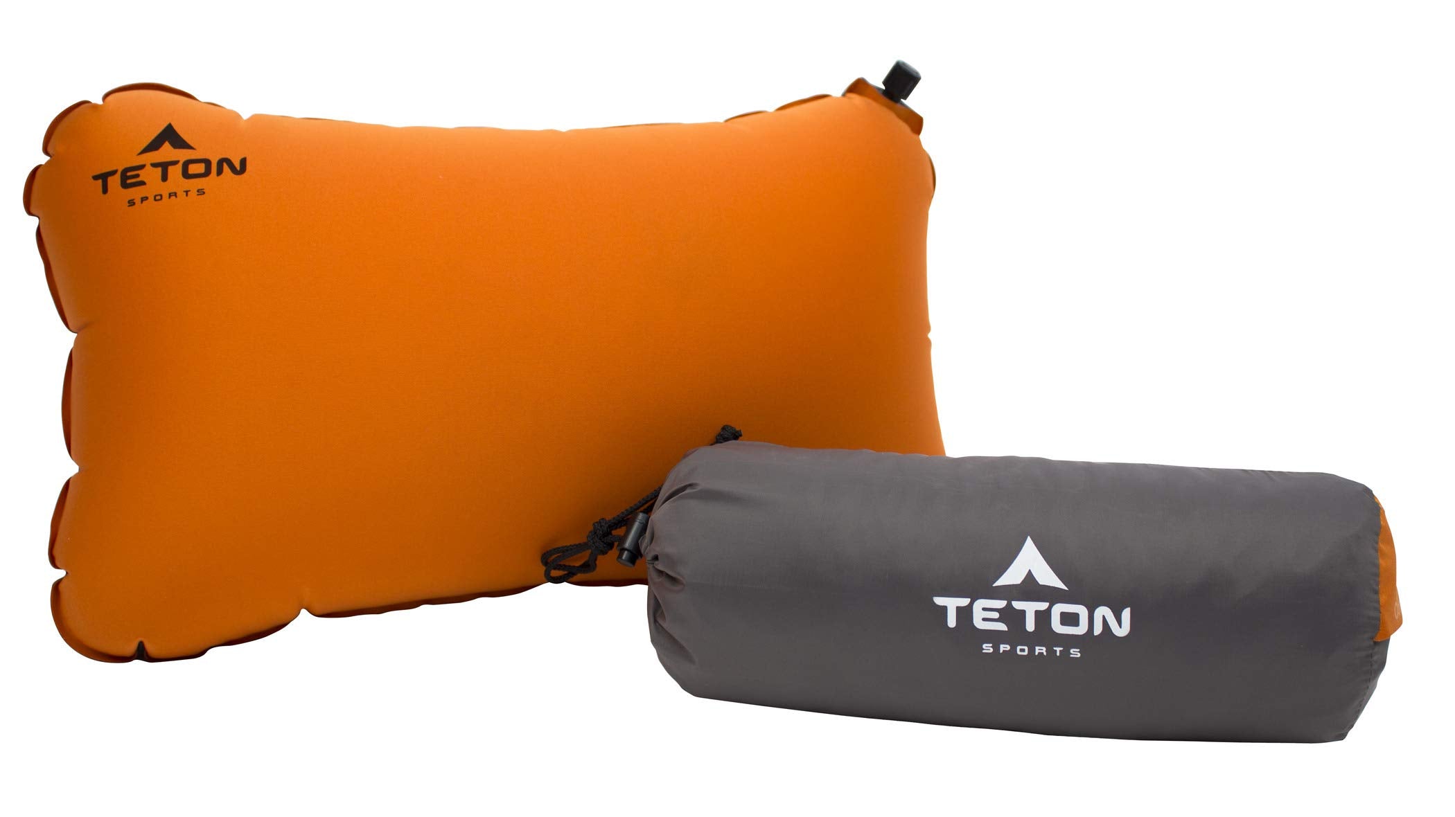 Teton Sports Comfortlite Self-Inflating Pillow Support Your Neck And Travel Comfortably Take It On The Airplane, In The Car, Bac
