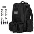 CALUOMATT Large Military Tactical Backpack for Men, 40-50L Backpacks for Women, Bug out Bag Army 3 Days Assault Pack Bags Rucksa