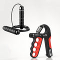 Firstfit Professional Hand Gripper With Counter & Skipping Rope Combo  Adjustable Grip Forearm Strengthener With Jump Rope For