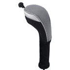 Andux 4Pcs/Pack Long Neck Golf Hybrid Club Head Covers Dial No. Tag Ctmt-02 Grey