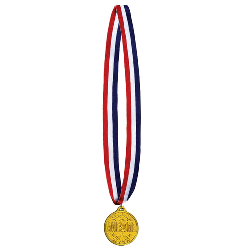 Awesome Medal W/Ribbon