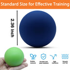 20 Pack Racquetball Multi Colored Racquetballs High Bounce Rubber Racquetballs With A Mesh Bag (Multi-Color)