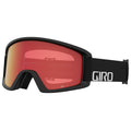 Giro Semi Ski Goggles - Snowboard Goggles for Men, Women & Youth - Black Wordmark Strap with Amber Scarlet/Yellow Lenses